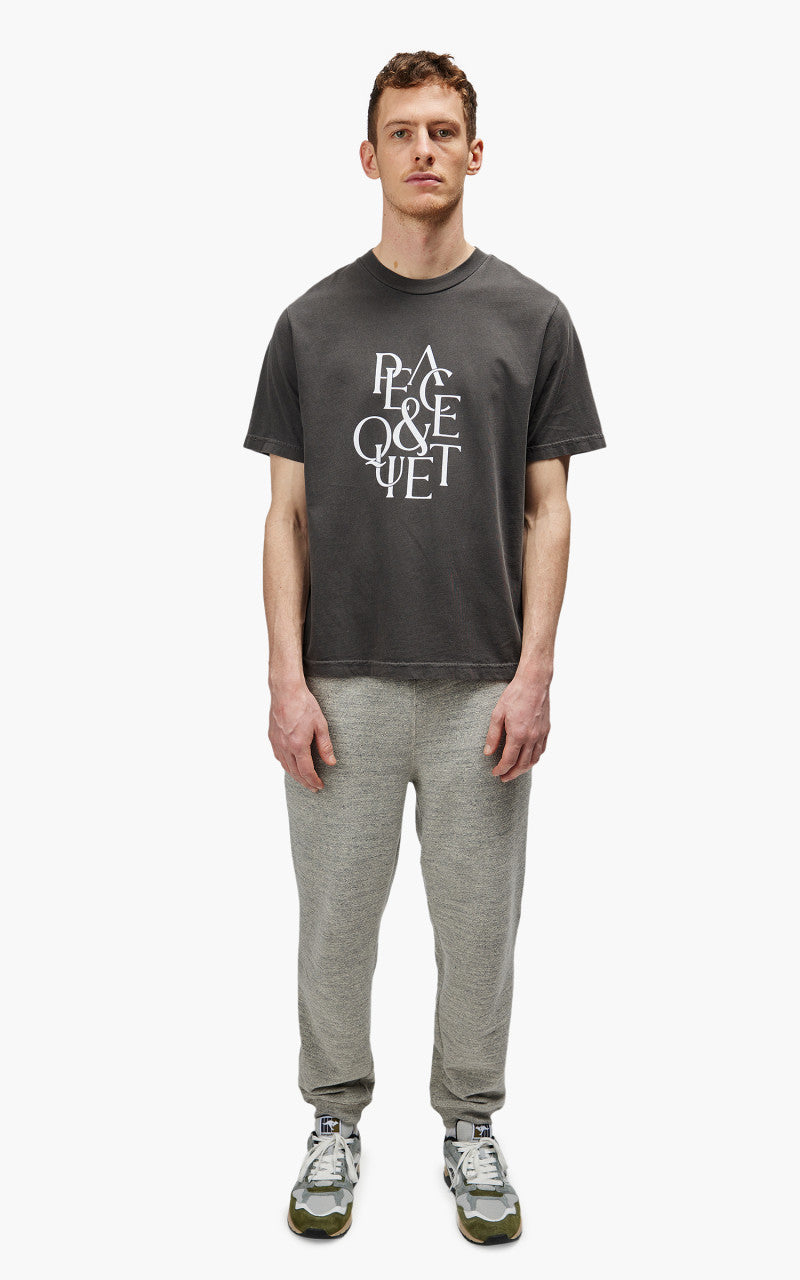 Museum of Peace & Quiet Serif T-Shirt Black