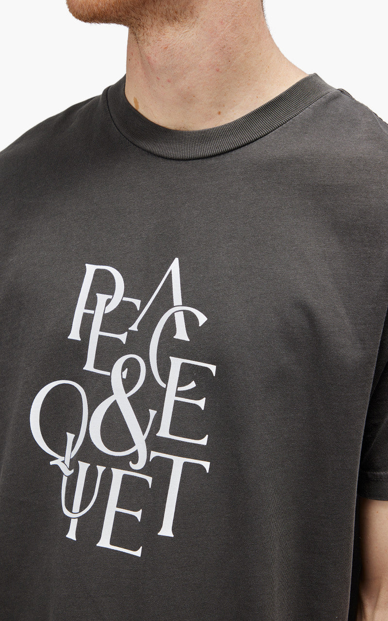 Museum of Peace & Quiet Serif T-Shirt Black