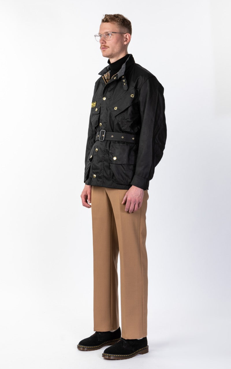 Barbour International Original Wax Jacket Black