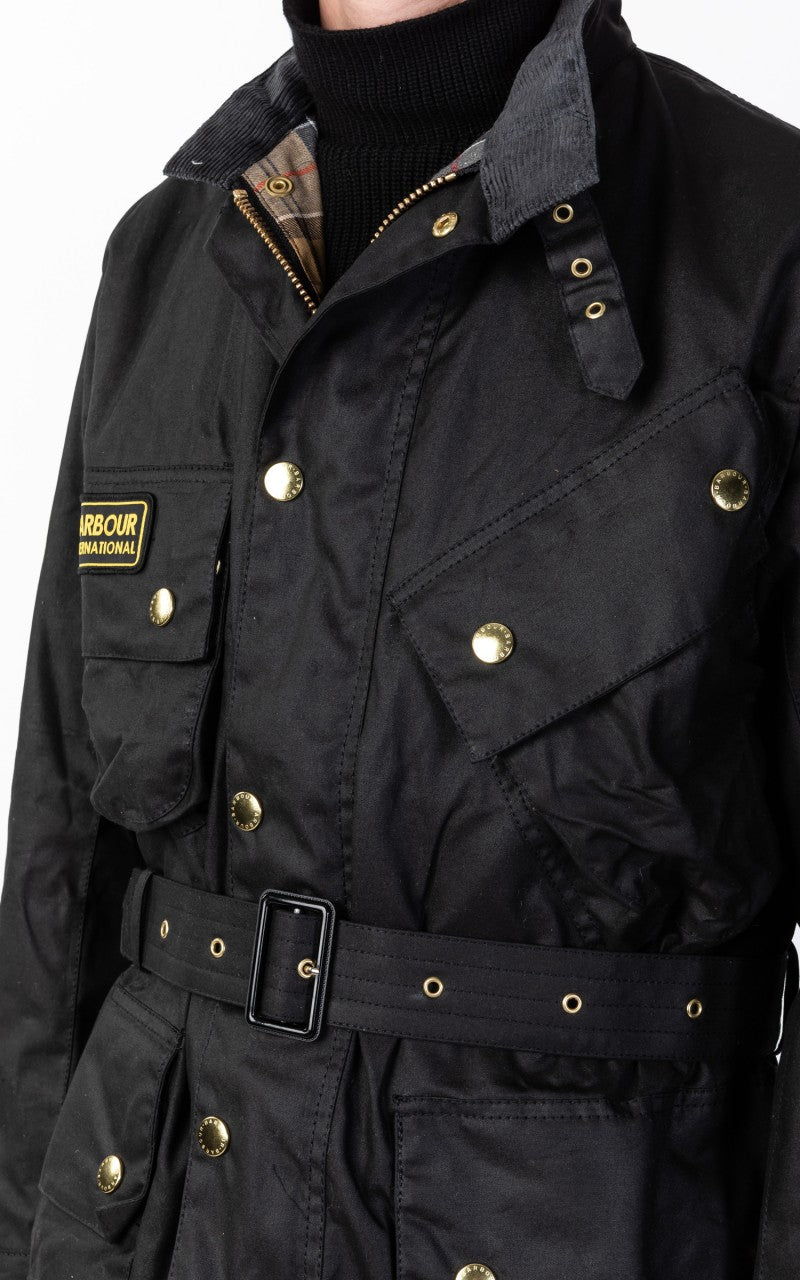 Barbour International Original Wax Jacket Black