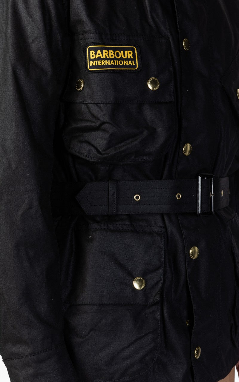 Barbour International Original Wax Jacket Black