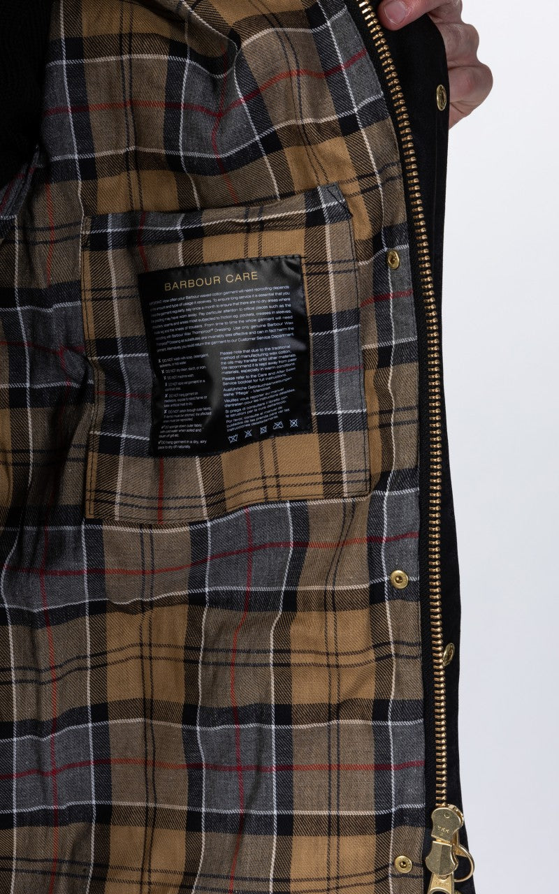 Barbour International Original Wax Jacket Black