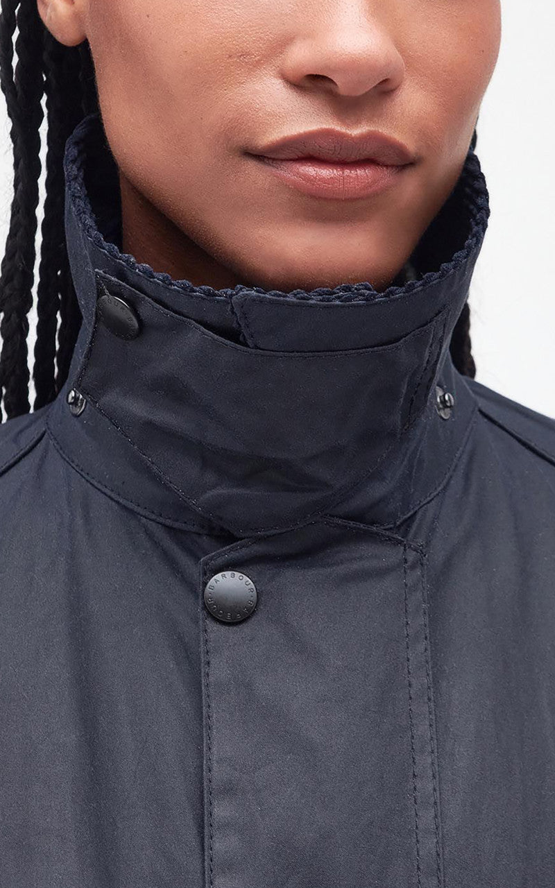 Barbour Beaufort Wax Jacket Navy