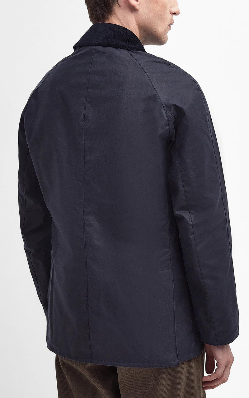 Barbour Ashby Wax Jacket Navy