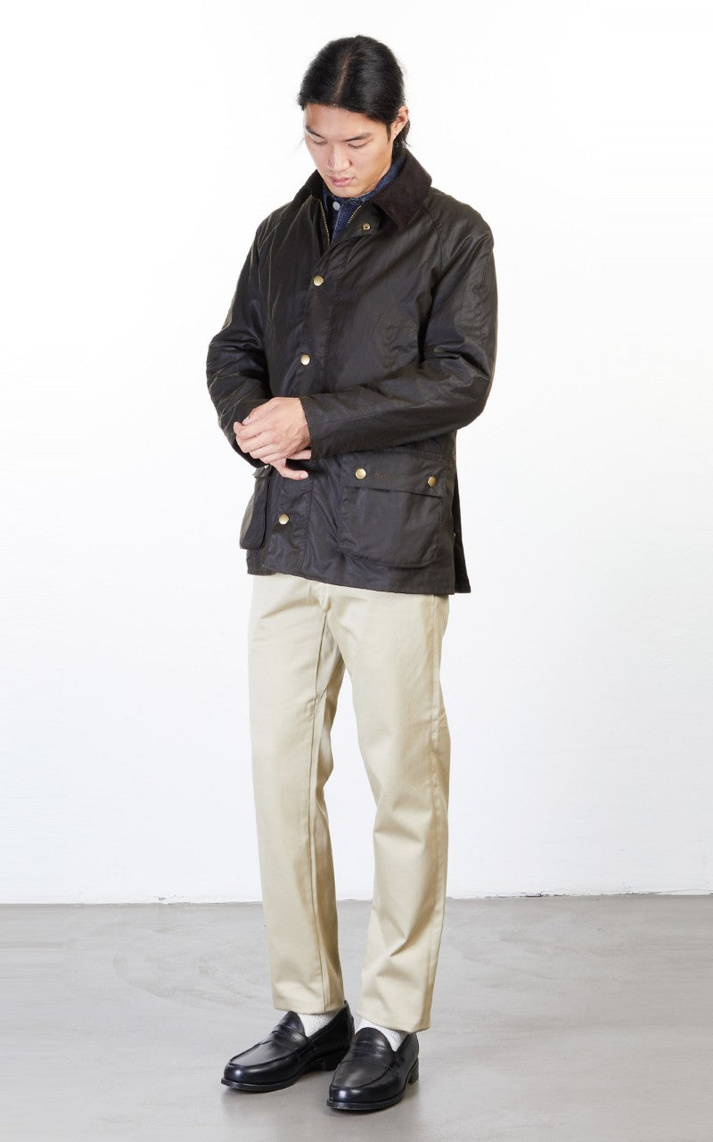 Barbour Ashby Wax Jacket Olive