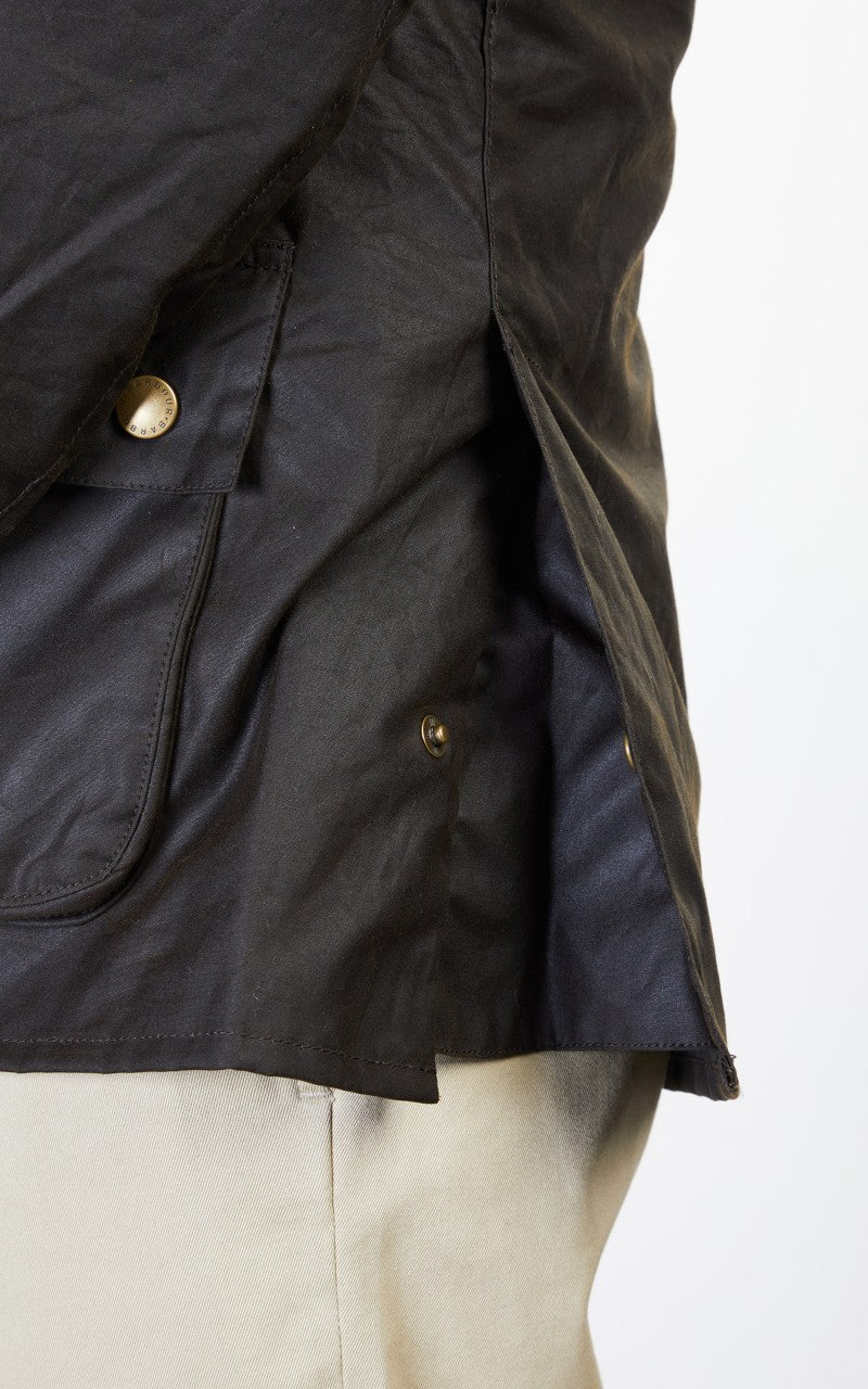 Barbour Ashby Wax Jacket Olive