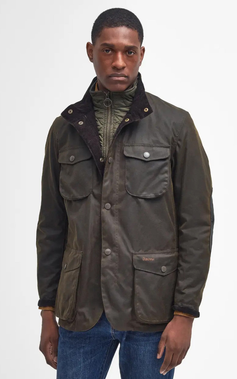 Barbour Ogston Wax Jacket Olive