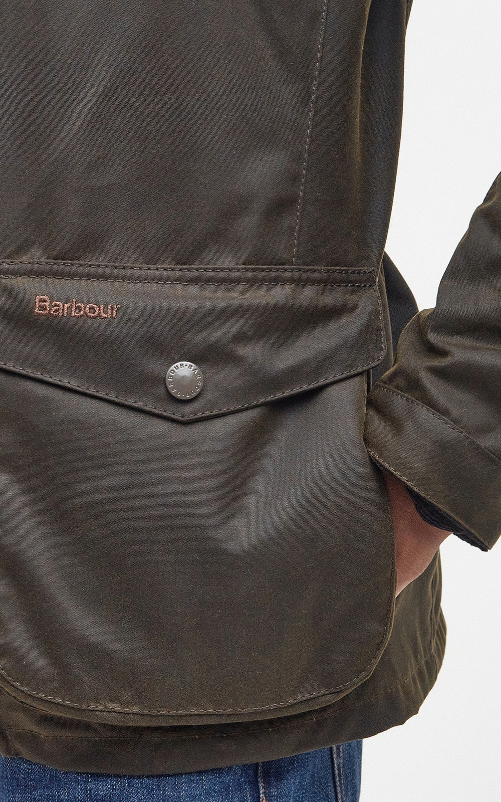 Barbour Ogston Wax Jacket Olive