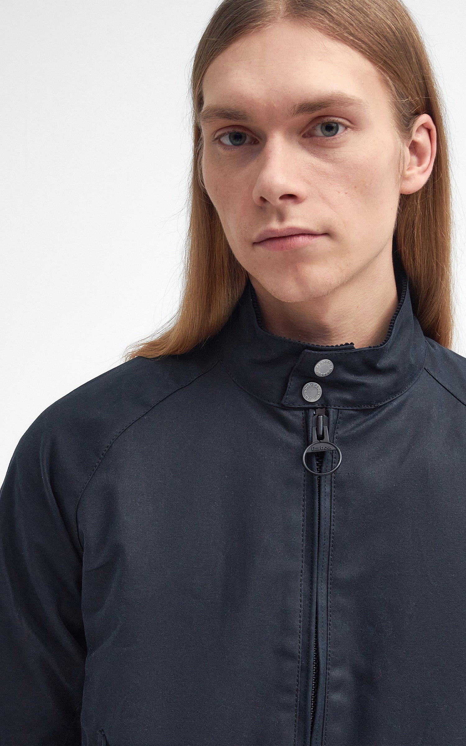 Barbour x Baracuta Porton Wax Jacket Navy