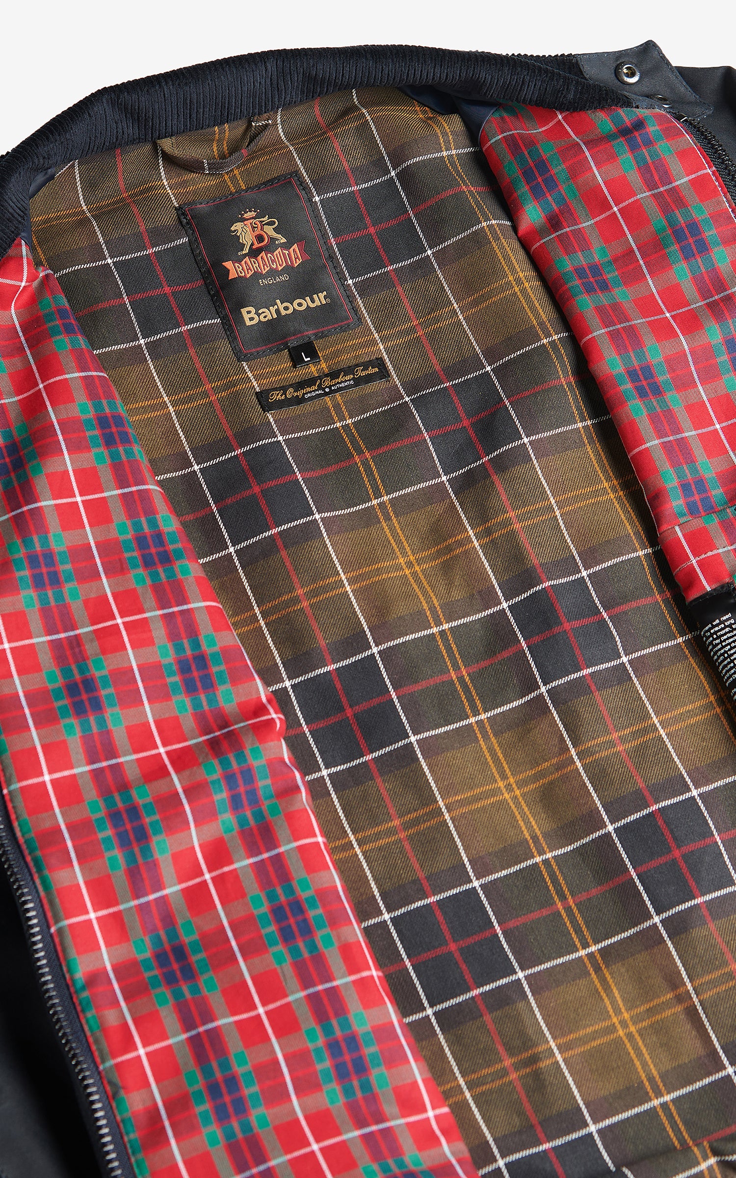 Barbour x Baracuta Porton Wax Jacket Navy