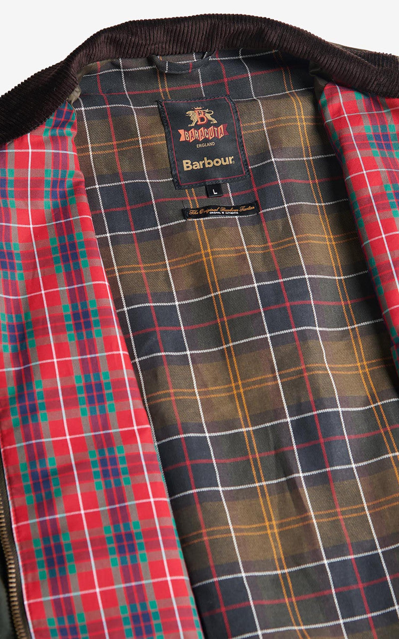 Barbour x Baracuta Porton Wax Jacket Olive