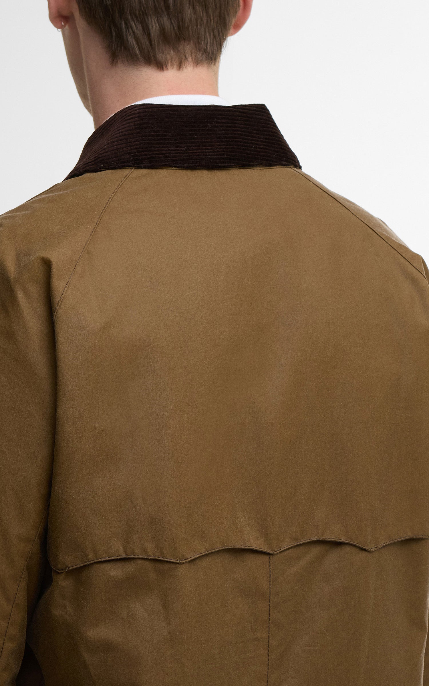 Barbour x Baracuta Car Coat Tyne Waxed Sandstone