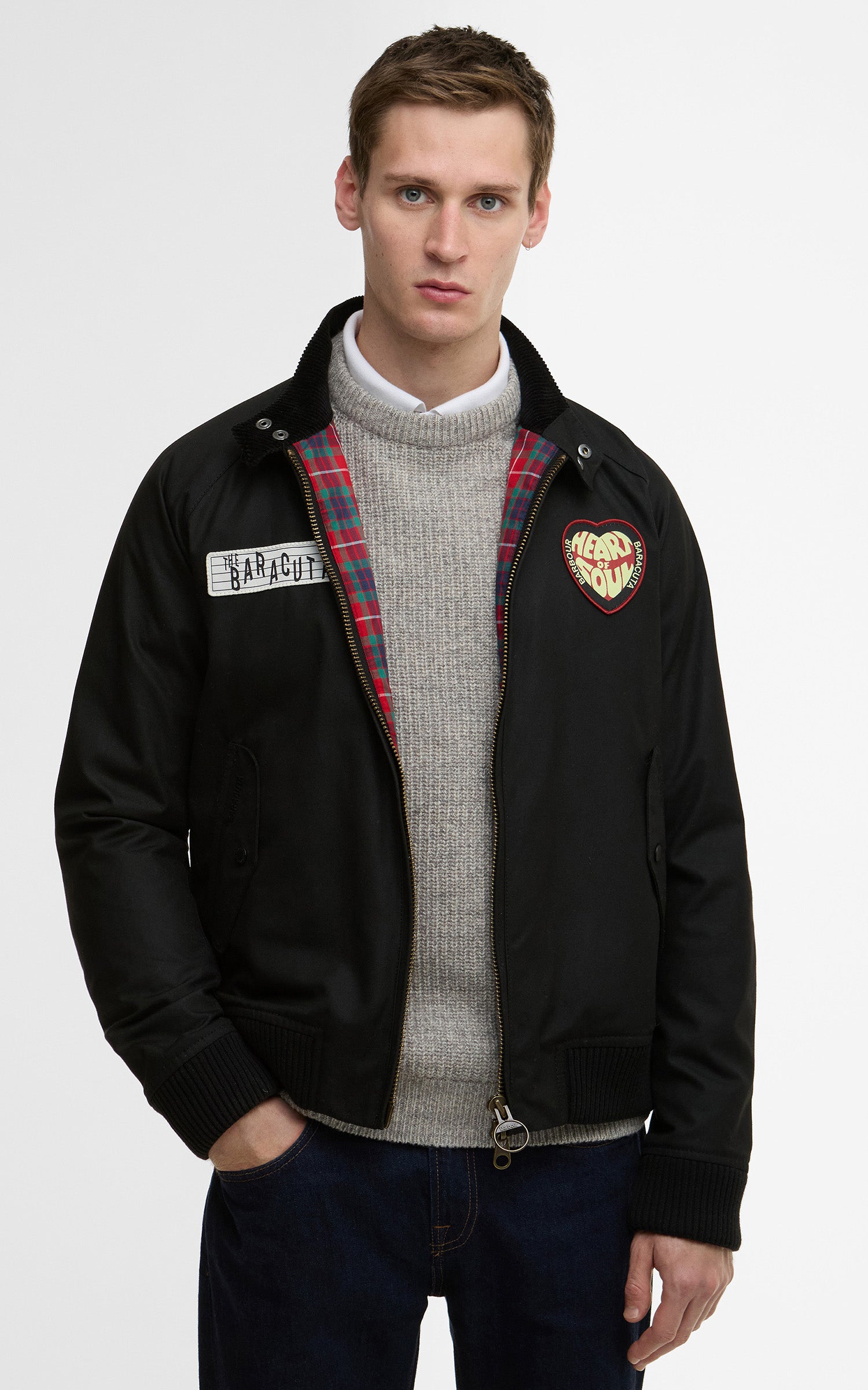 Barbour x Baracuta Badged Porton Wax Jacket Black