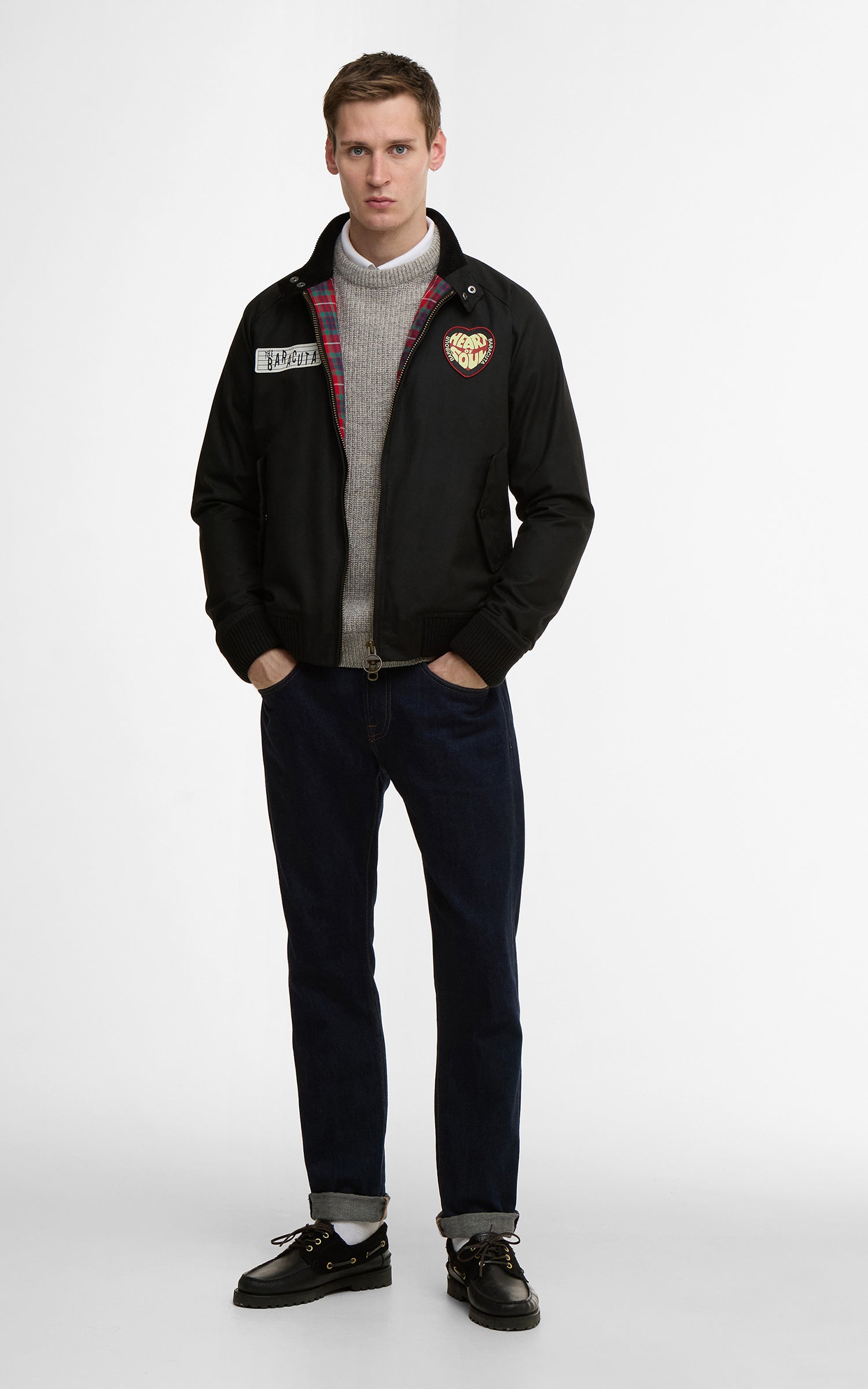 Barbour x Baracuta Badged Porton Wax Jacket Black