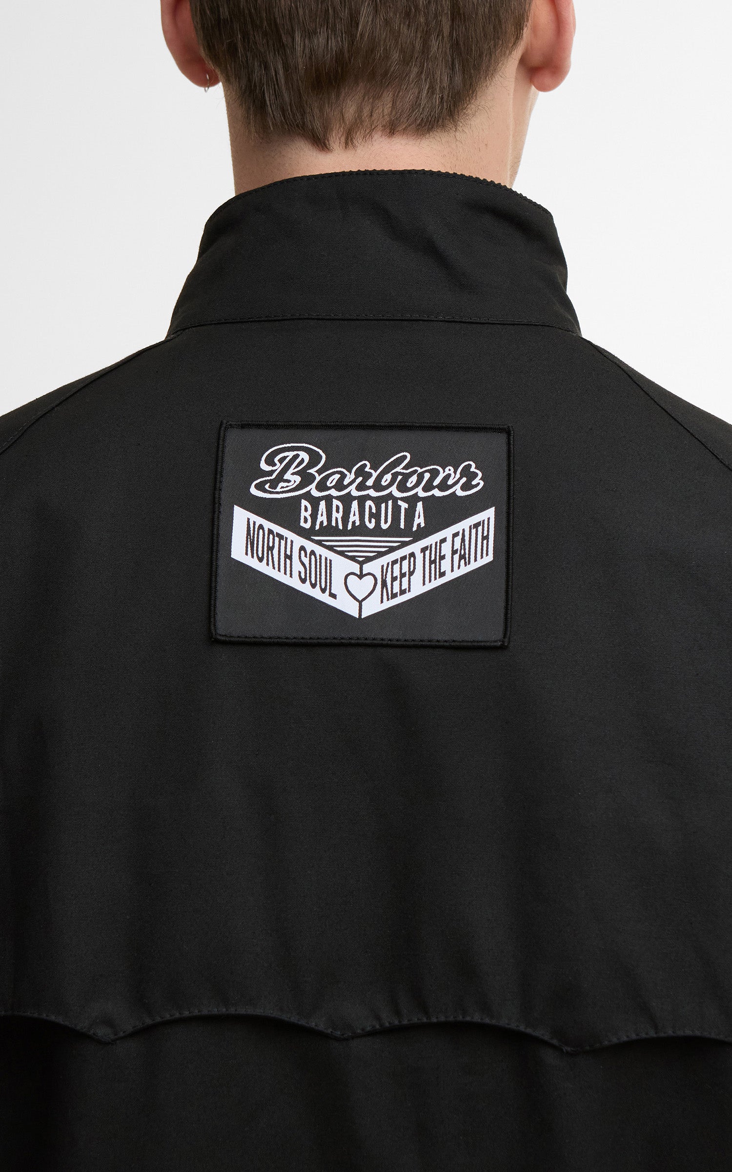 Barbour x Baracuta Badged Porton Wax Jacket Black