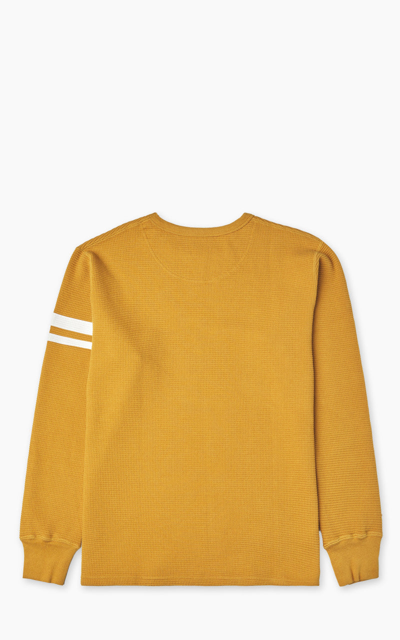 Momotaro Jeans MZTS0079 GTB Thermal Longsleeve T-Shirt Mustard