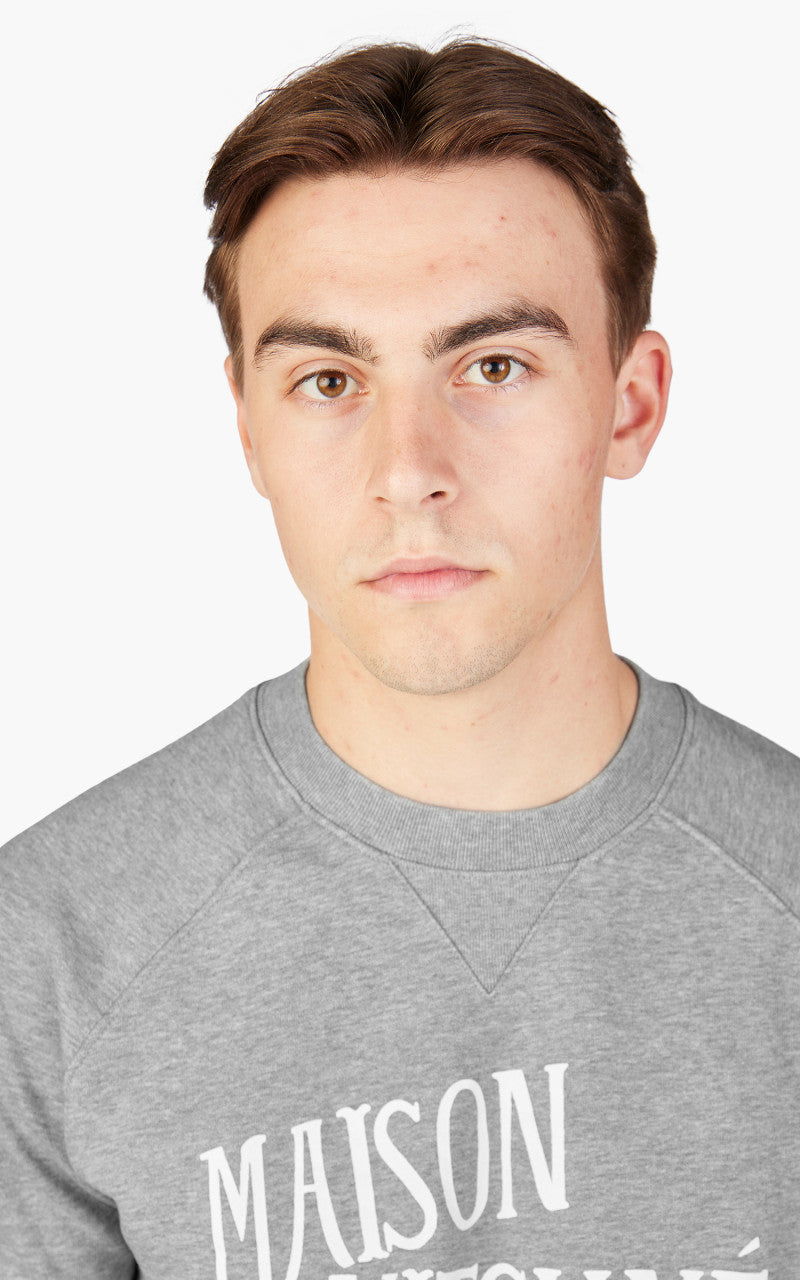 Maison Kitsuné Palais Royal Classic Sweatshirt Grey Melange