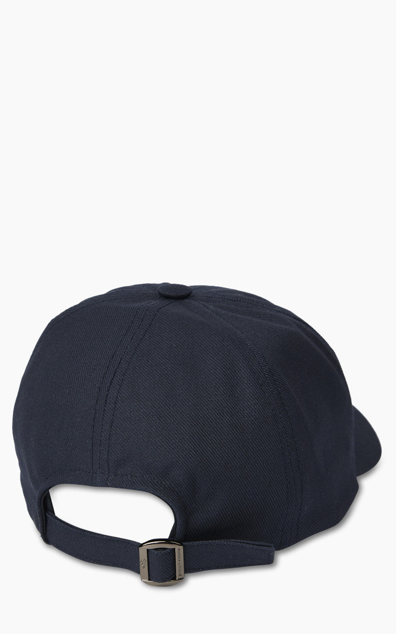 Maison Kitsuné Large Fox Head Embroidery 6P Cap Navy