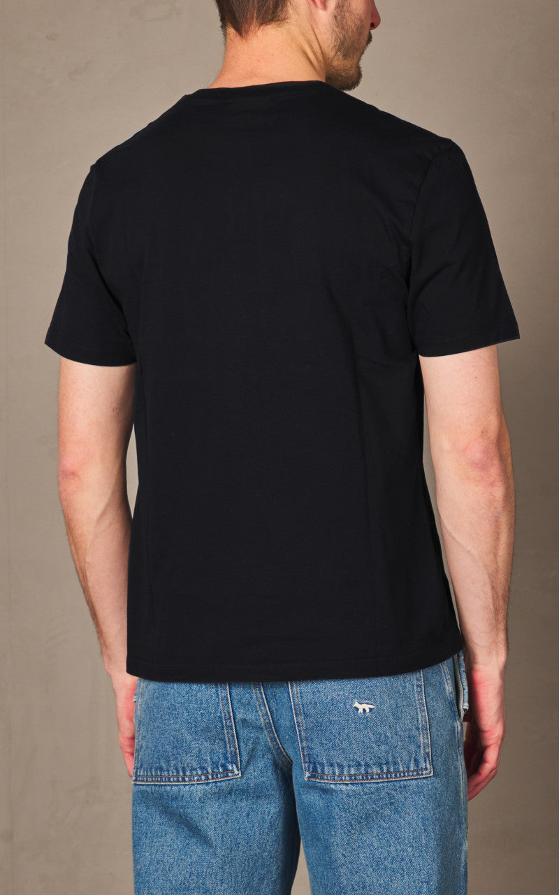 Maison Kitsuné Fox Head Patch Regular T-Shirt Black