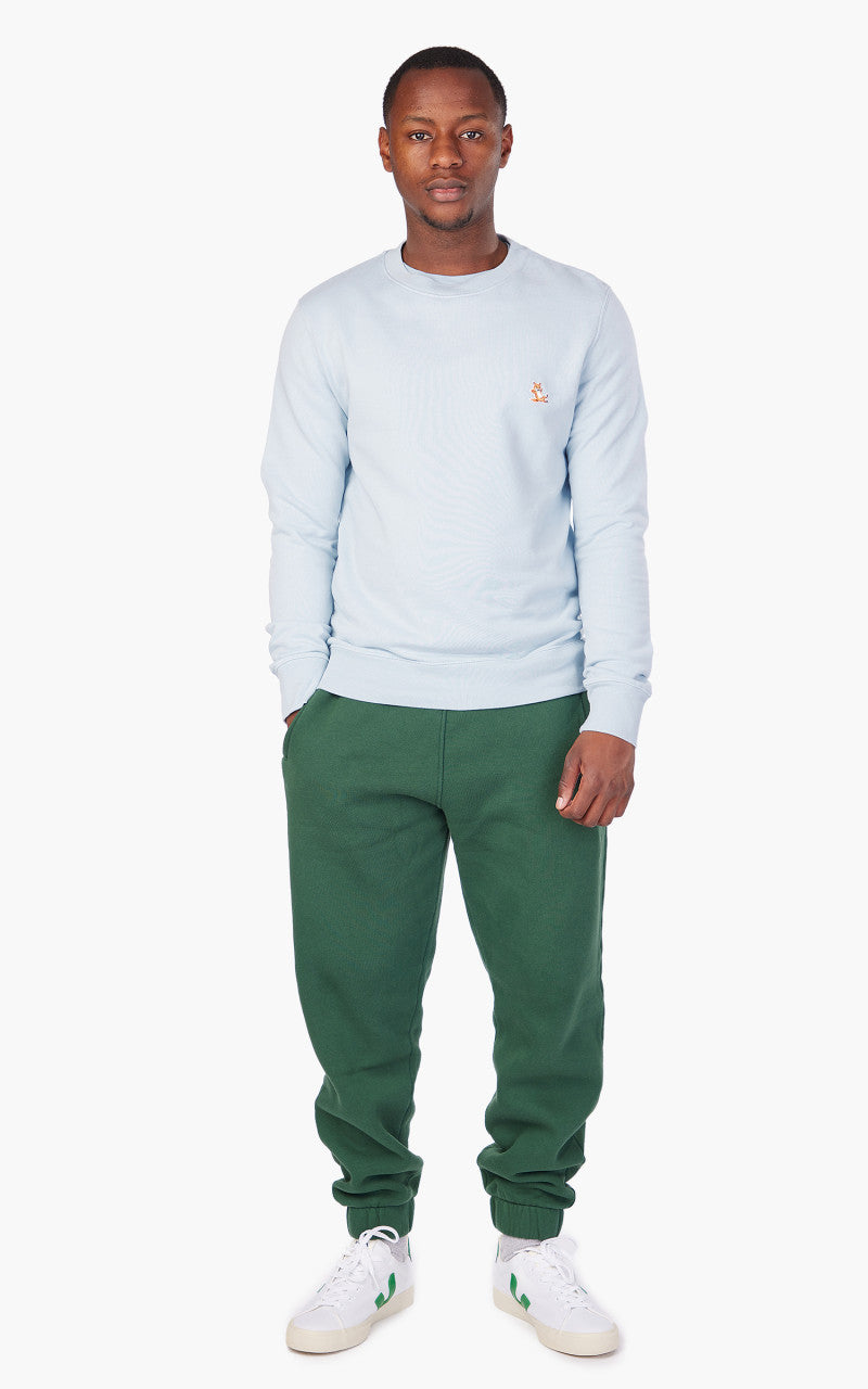 Maison Kitsuné Chillax Patch Regular Sweatshirt Sky Blue
