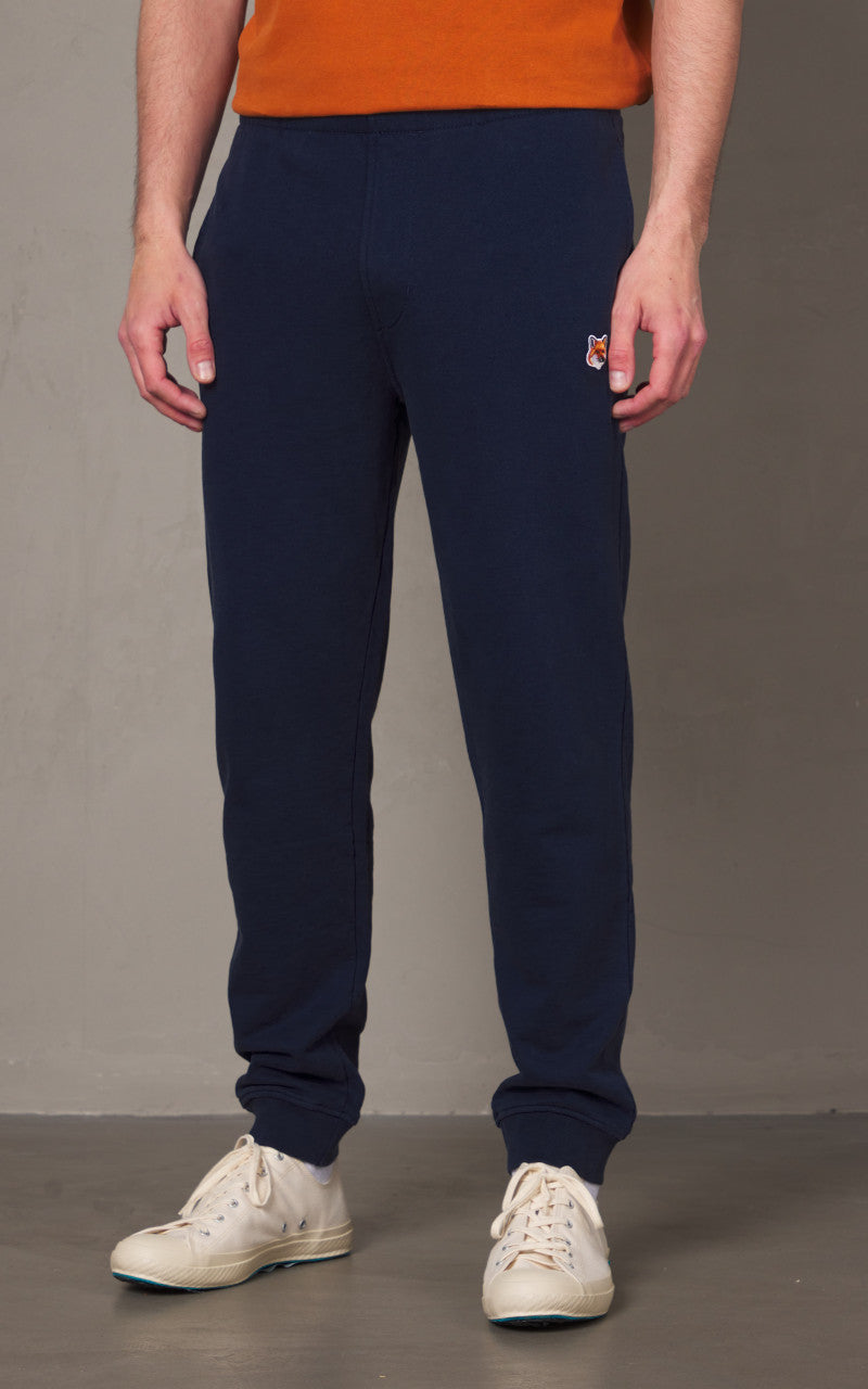 Maison Kitsuné Fox Head Patch Regular Jog Pants Ink Blue