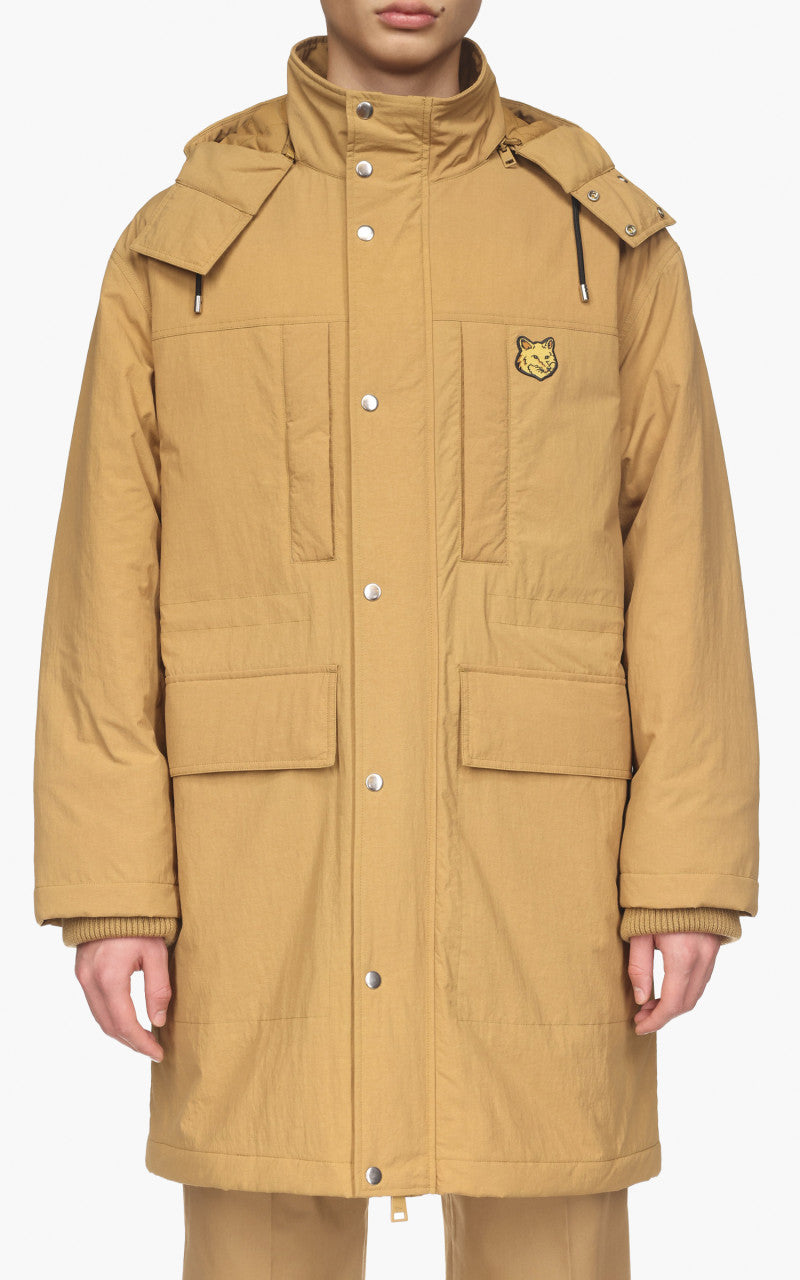 Maison Kitsuné Hooded Parka Taupe
