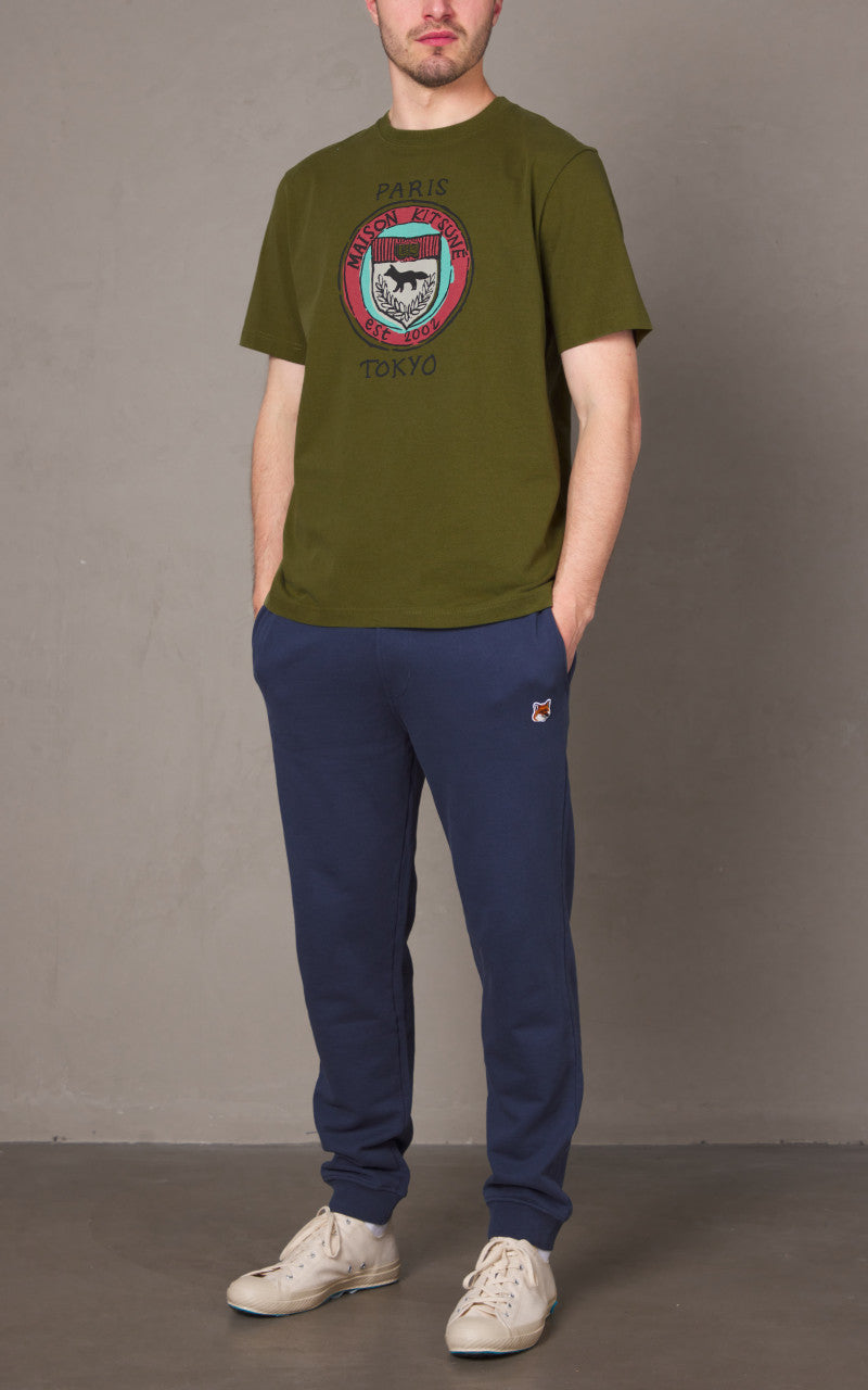 Maison Kitsuné City Coins Comfort T-Shirt Military Green