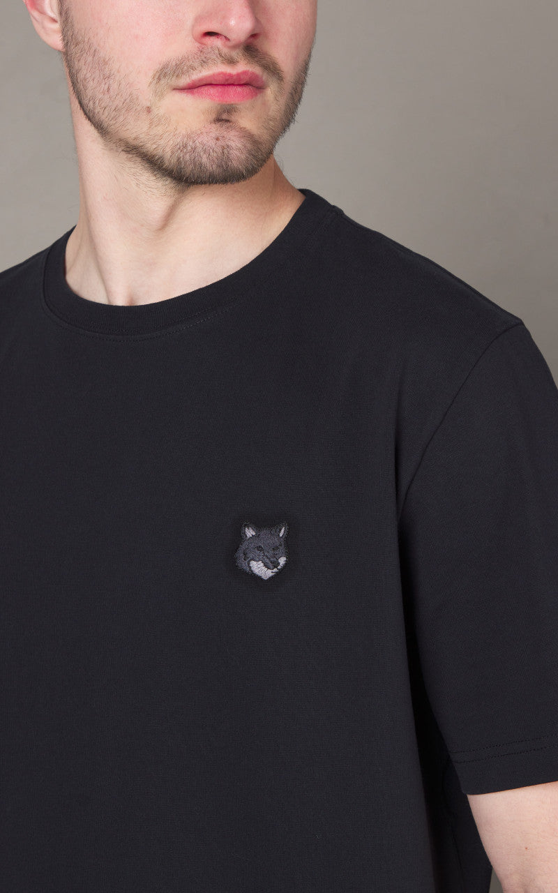 Maison Kitsuné Bold Fox Head Patch Comfort T-Shirt Black