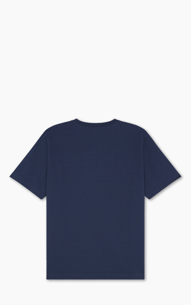 Maison Kitsuné Bold Fox Head Patch Comfort T-Shirt Ink Blue
