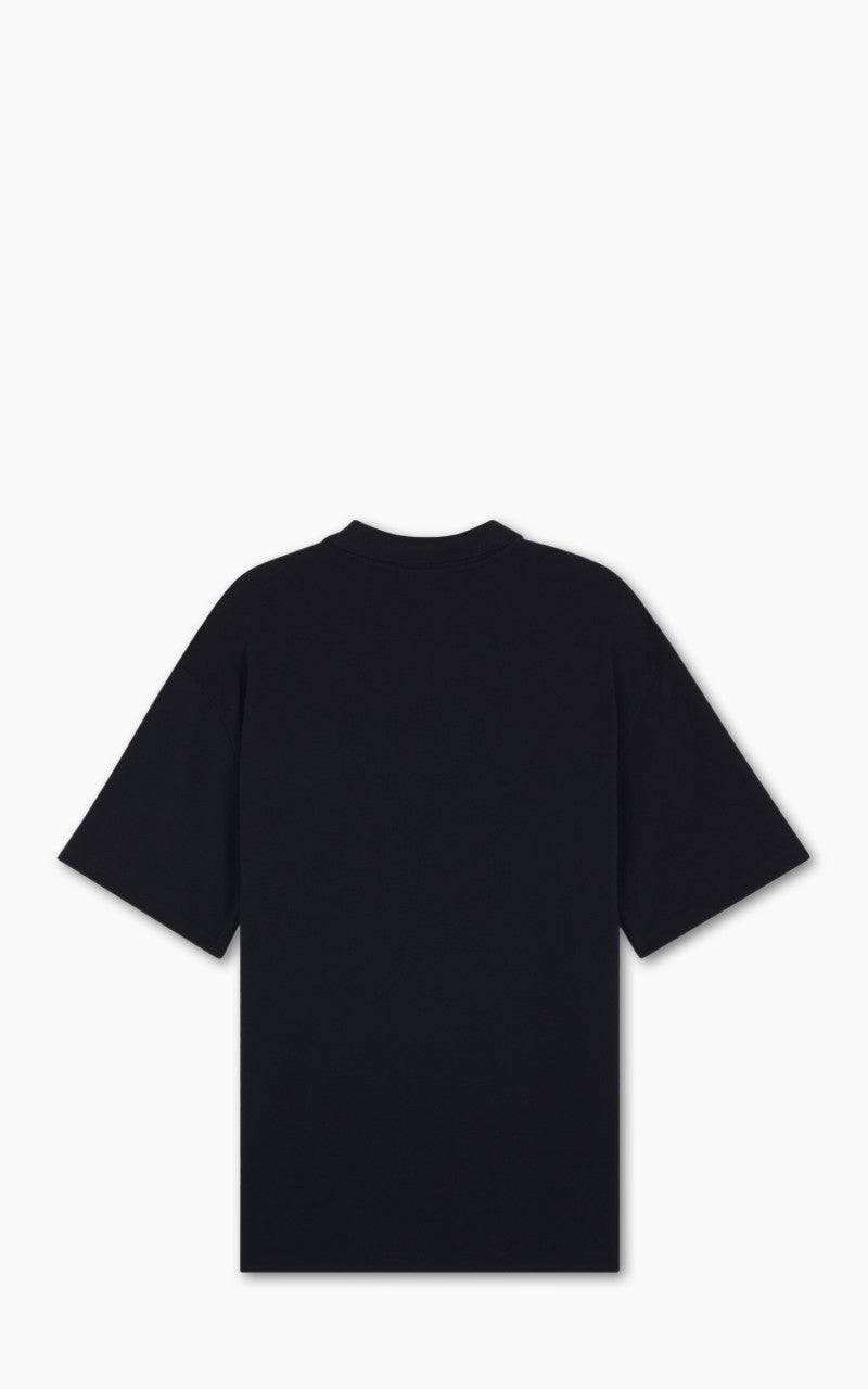 Maison Kitsuné Bold Fox Head Patch Oversize Polo Black