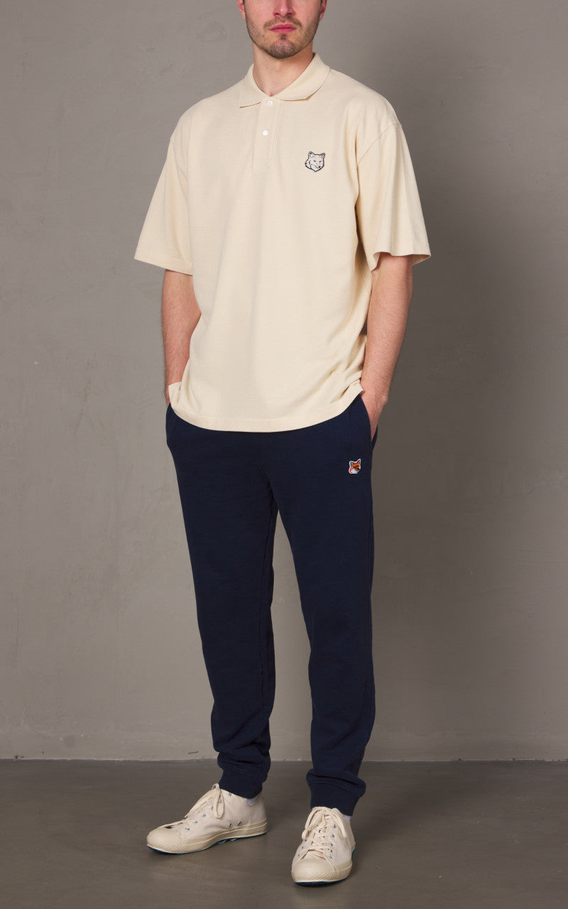Maison Kitsuné Bold Fox Head Patch Oversize Polo Paper