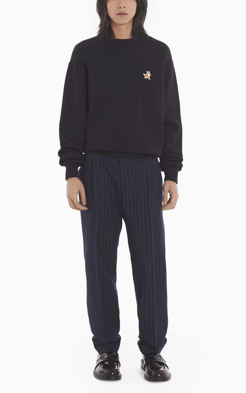 Maison Kitsuné Speedy Fox Patch Comfort Sweatshirt Black