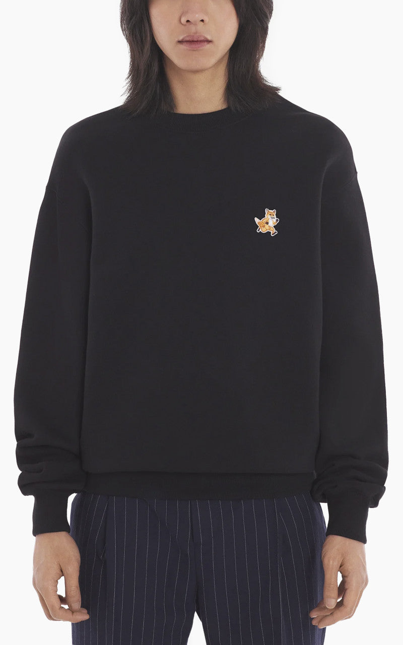 Maison Kitsuné Speedy Fox Patch Comfort Sweatshirt Black