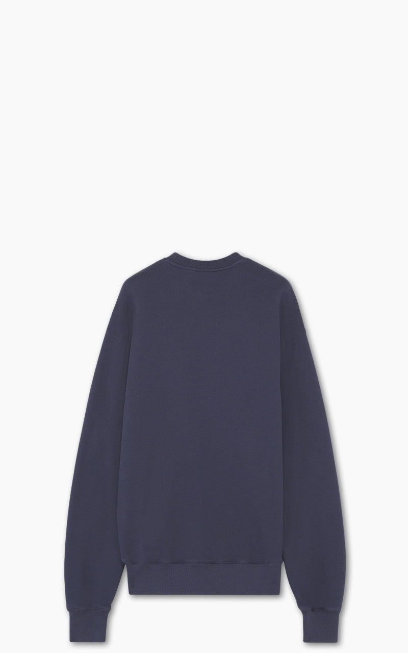 Maison Kitsuné Speedy Fox Patch Comfort Sweatshirt Ink Blue