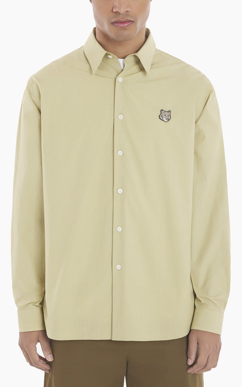 Maison Kitsuné Bold Fox Head Relaxed Shirt Canvas