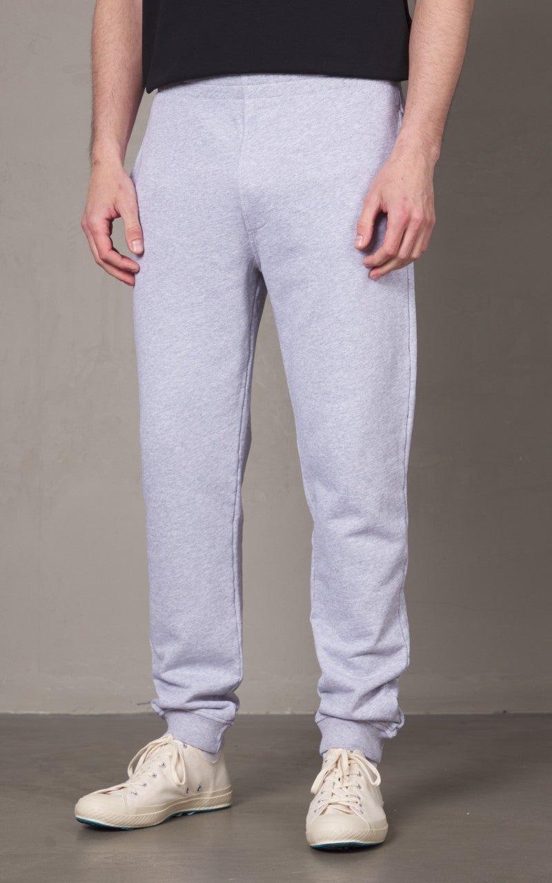 Maison Kitsuné Fox Head Patch Regular Jog Pants Light Grey Melange