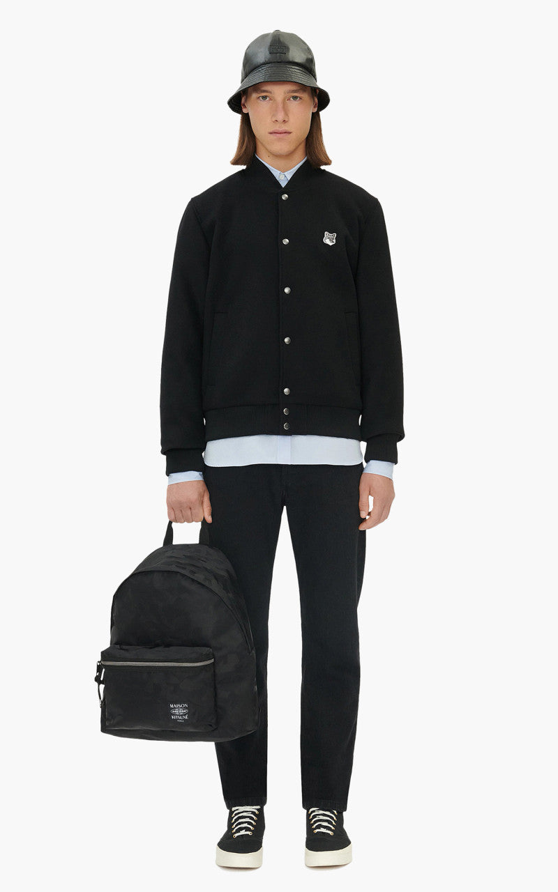 Maison Kitsuné Classic Teddy Jacket Black