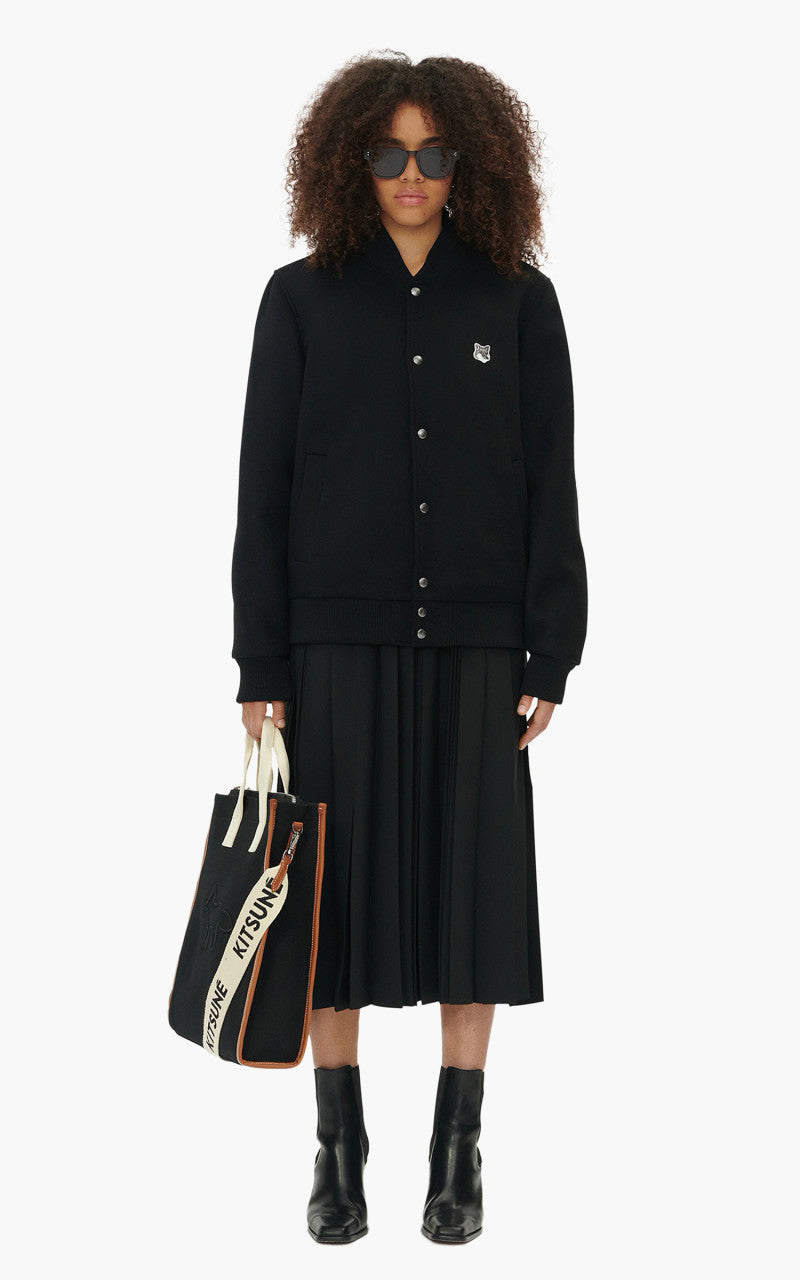 Maison Kitsuné Classic Teddy Jacket Black