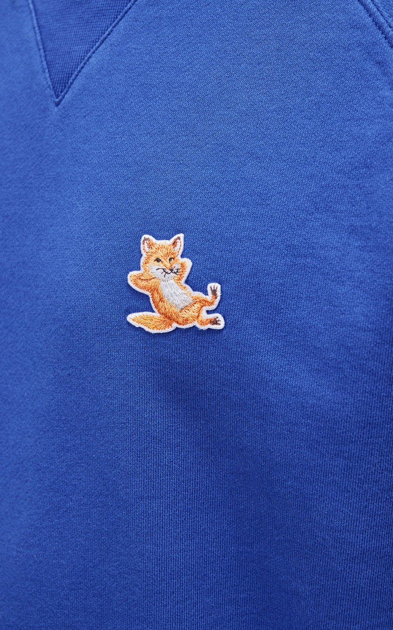 Maison Kitsuné Chillax Fox Patch Classic Sweatshirt Deep Blue