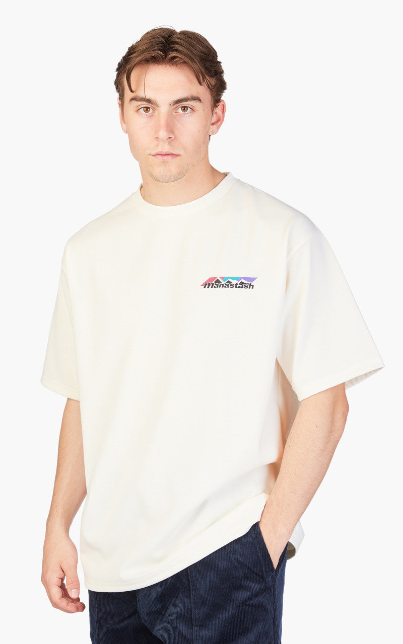 Manastash Re:Pet Tee Scheme Logo White