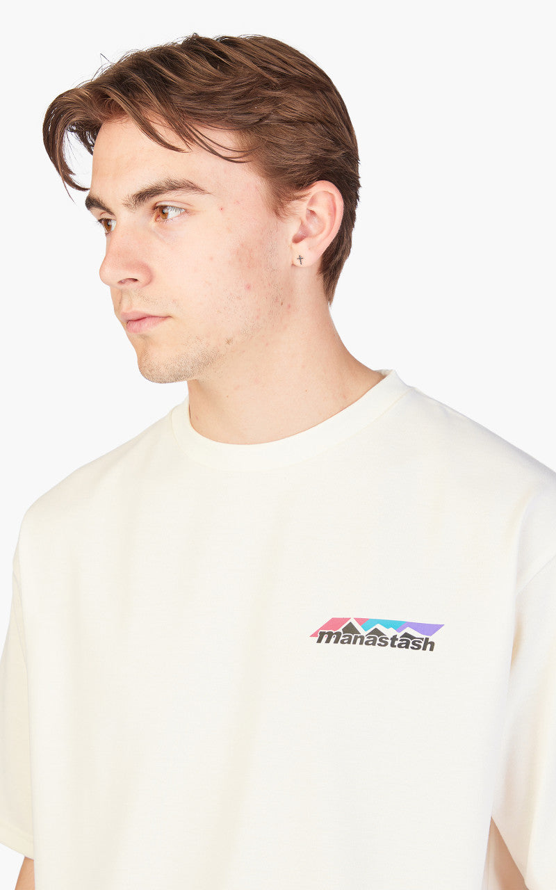 Manastash Re:Pet Tee Scheme Logo White