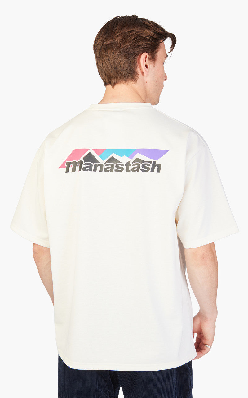Manastash Re:Pet Tee Scheme Logo White