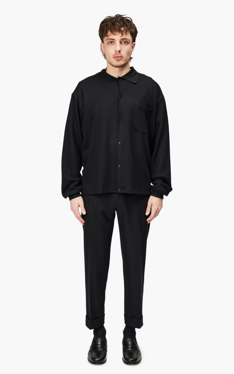 Markaware Flat Tapered Trousers Black