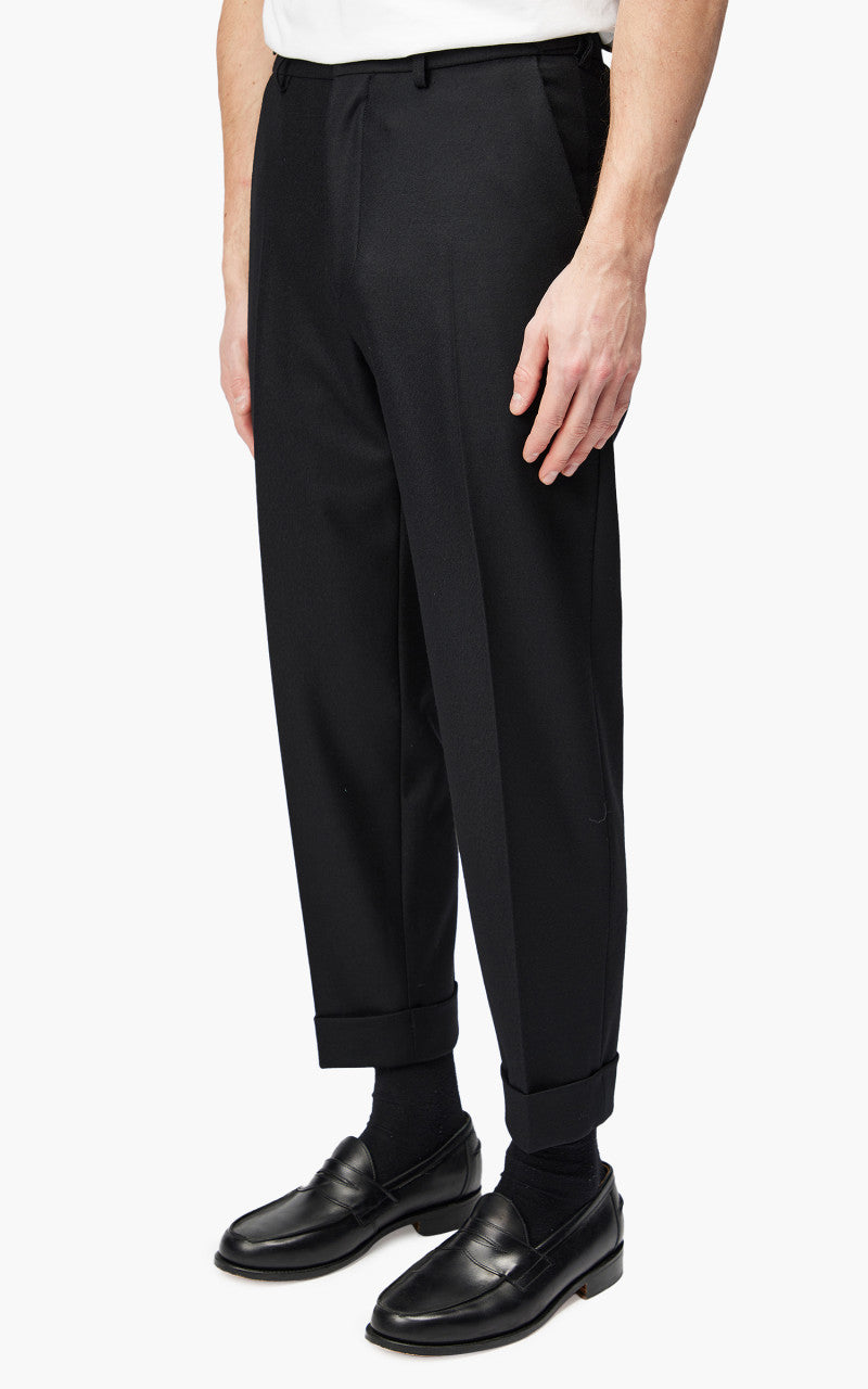 Markaware Flat Tapered Trousers Black