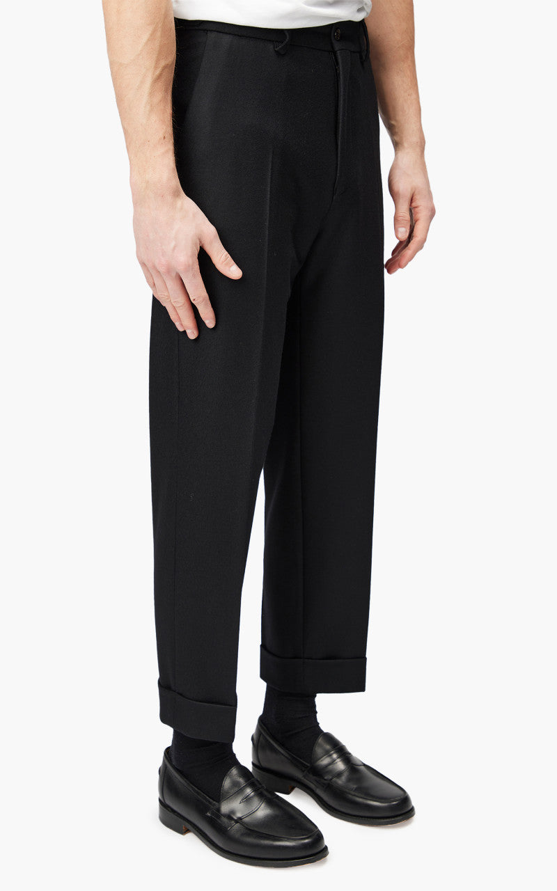 Markaware Flat Tapered Trousers Black