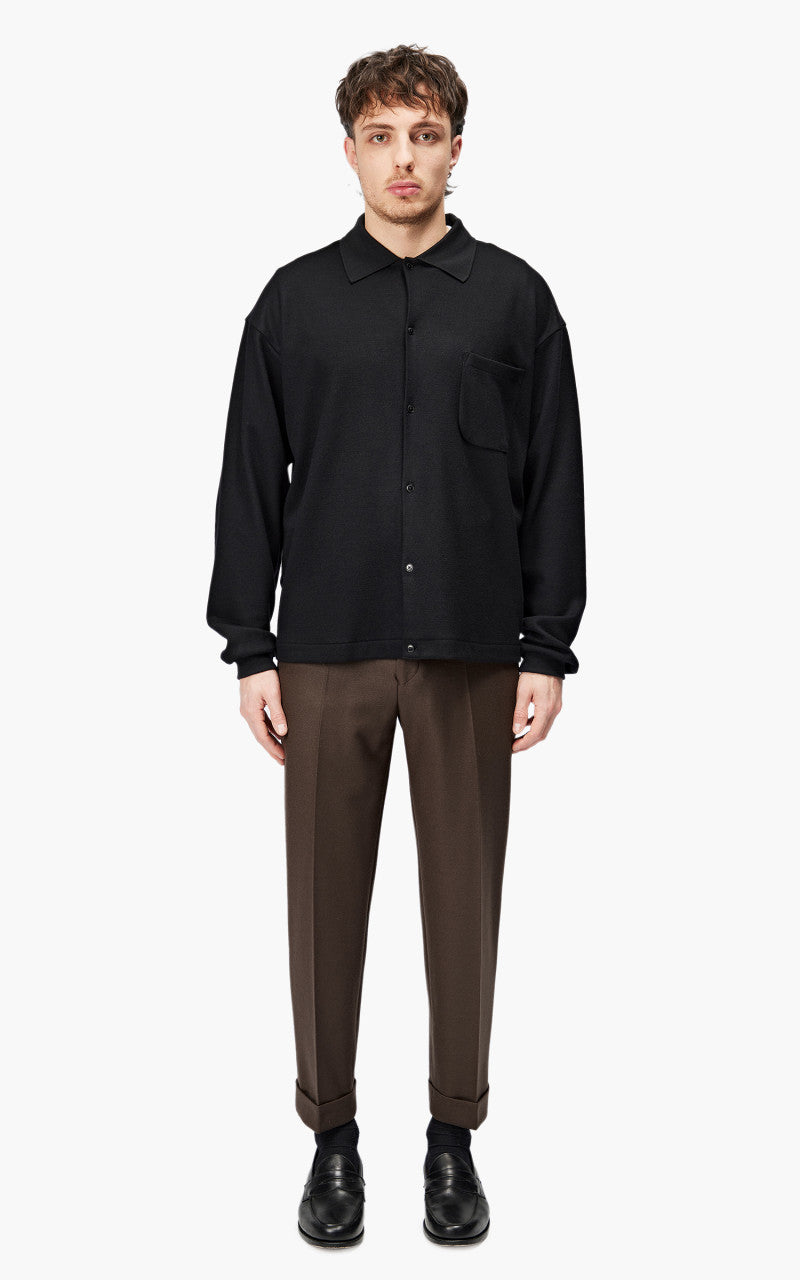 Markaware Flat Tapered Trousers Brown