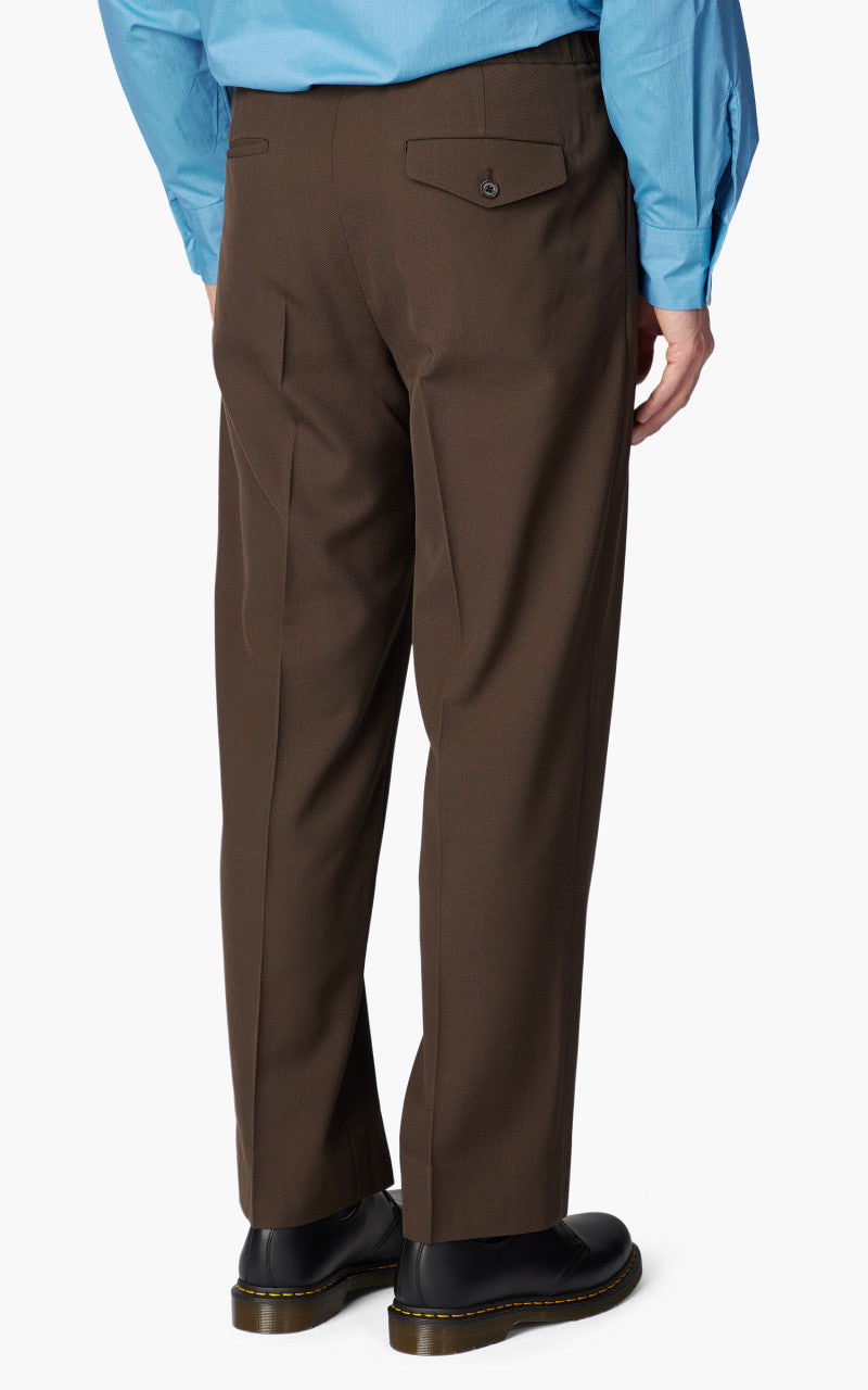 Markaware Flat Front Trouser Brown Khaki