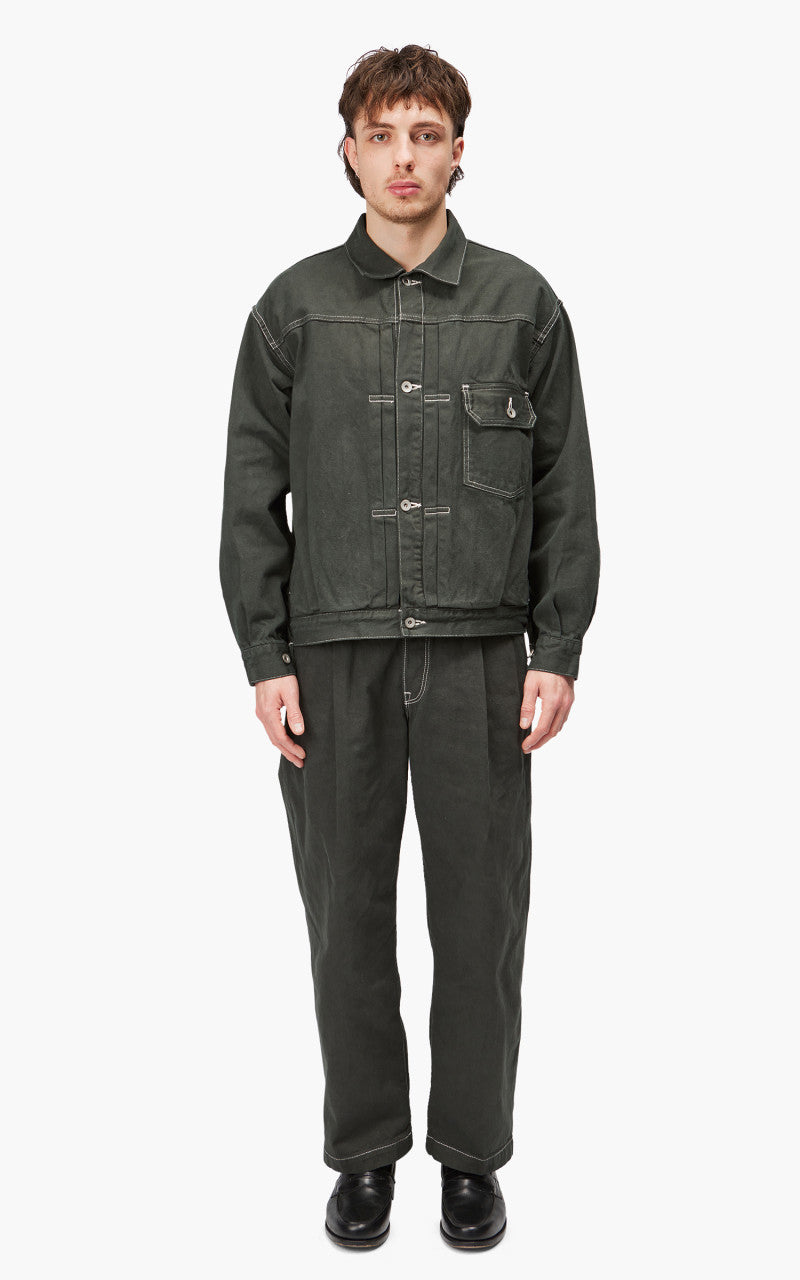 Markaware 'Marka' Type-1 Denim Jacket Green