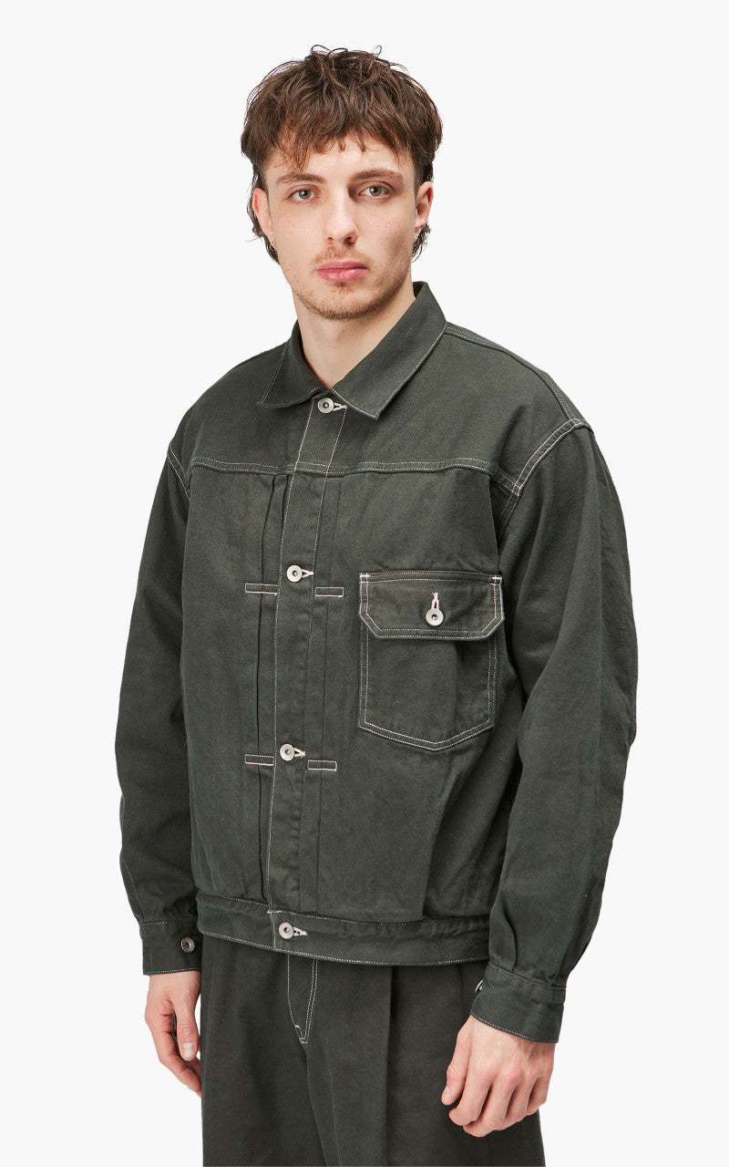 Markaware 'Marka' Type-1 Denim Jacket Green