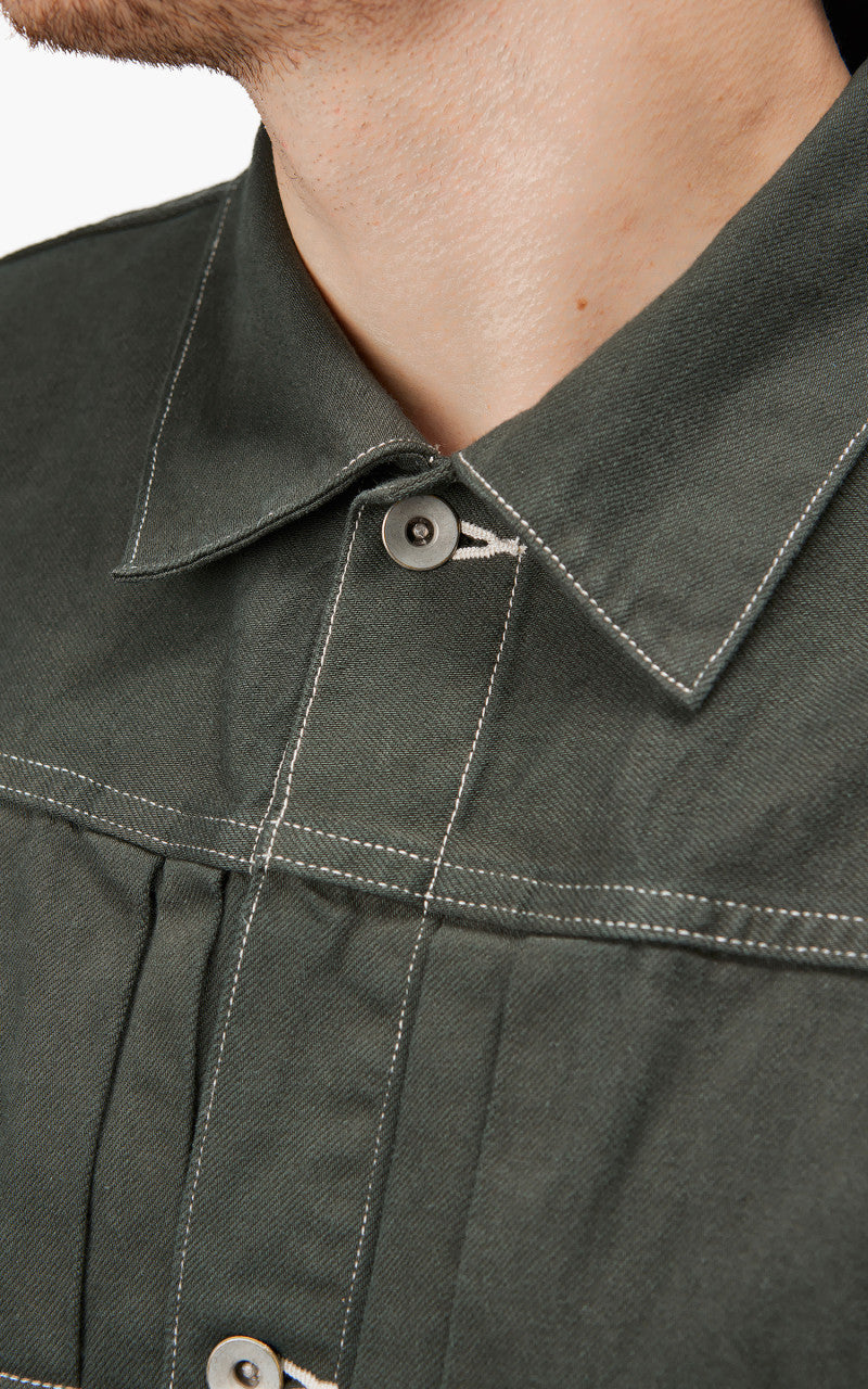 Markaware 'Marka' Type-1 Denim Jacket Green